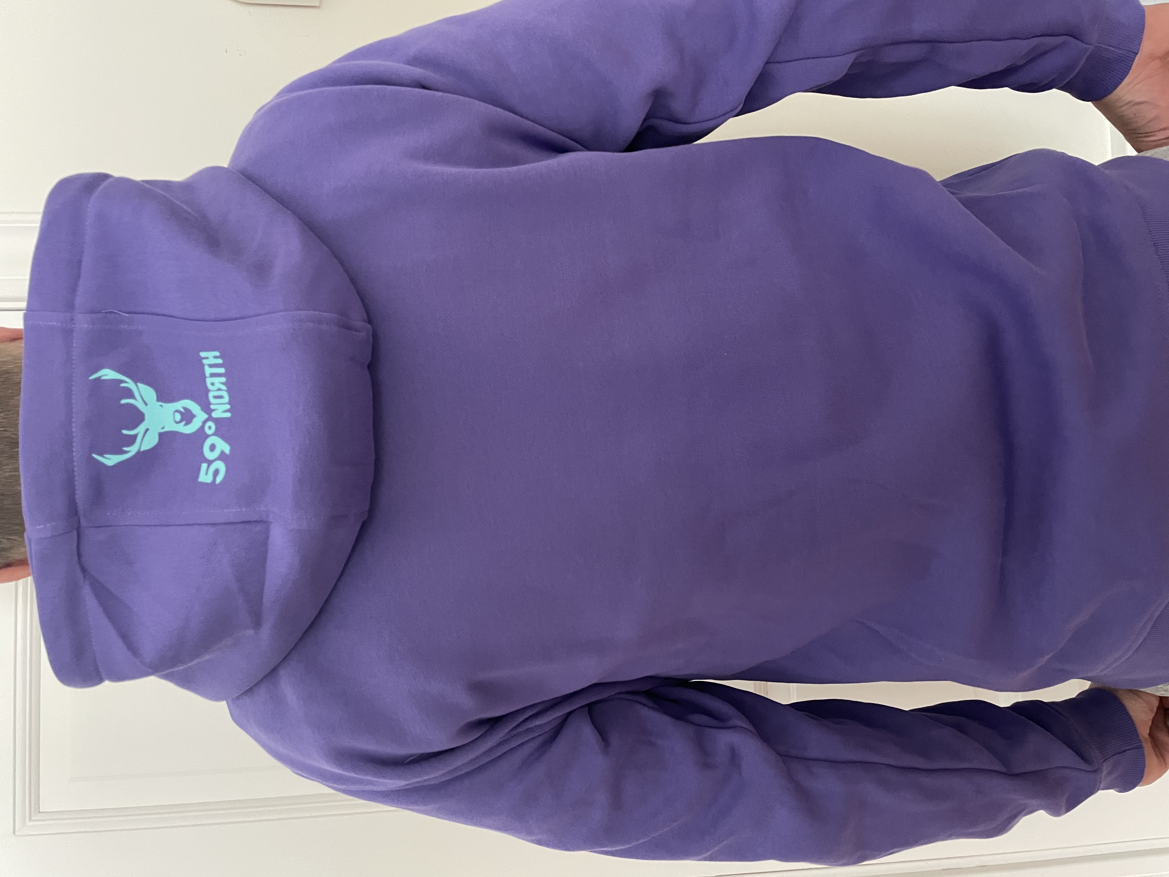 59°North Wheels Hoodie lila - 2