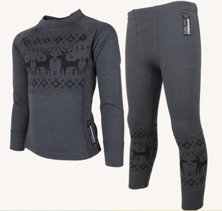 KÅBDALIS MERINO SET  ANTHRACITE