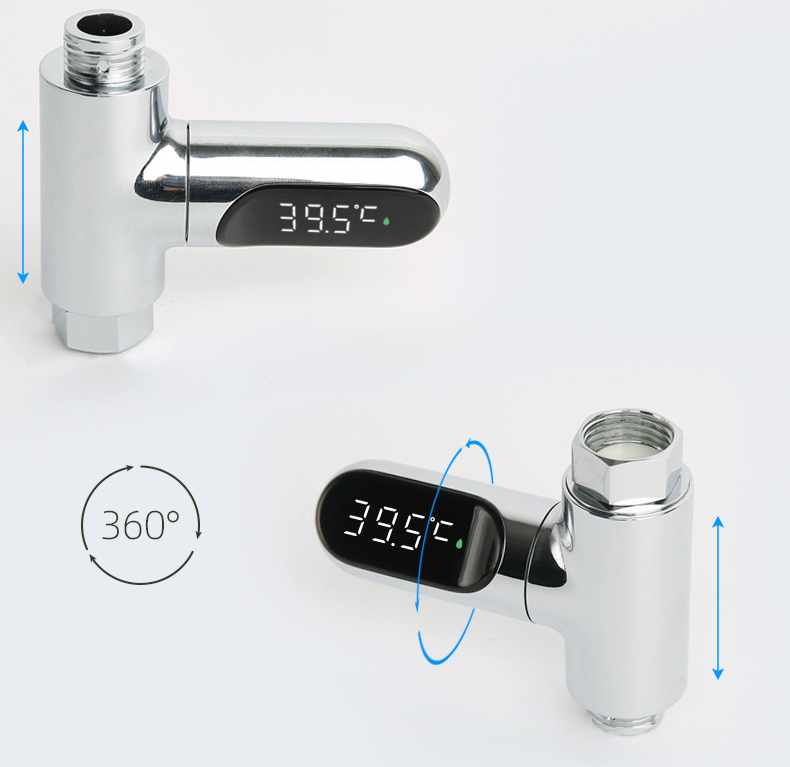 Digital Duschtermometer med LED-display – Exakt Temperaturvisning i Real Tid - 8