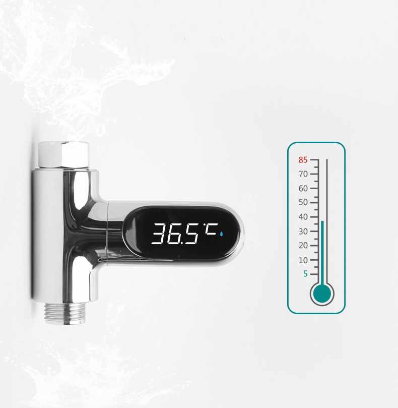 Digital Duschtermometer med LED-display – Exakt Temperaturvisning i Real Tid - 6