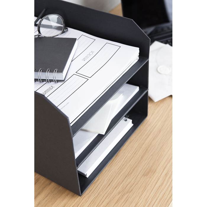 Brevkorg Bigso Tray 3-tack grå - 4