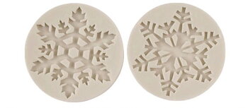 Gjutform  i silikon -  Snöflinga 2 st