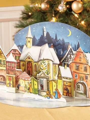 Advent Calendar The Moonlit Village/3D Stad 1955 - 8