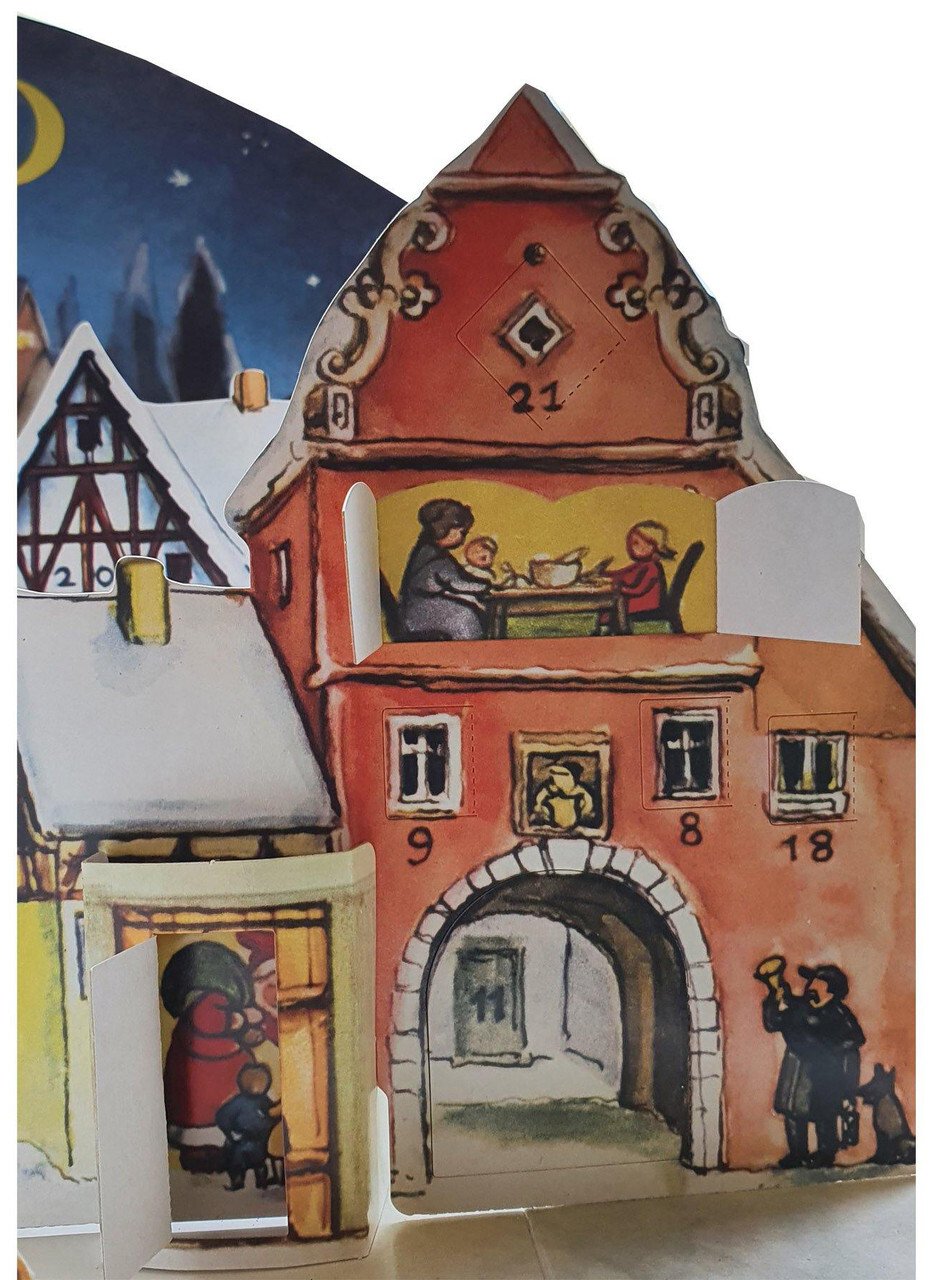 Advent Calendar The Moonlit Village/3D Stad 1955 - 7
