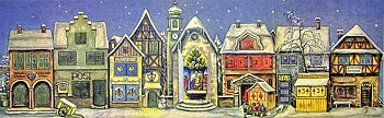 Advent Calendar Christmas Town 1946
