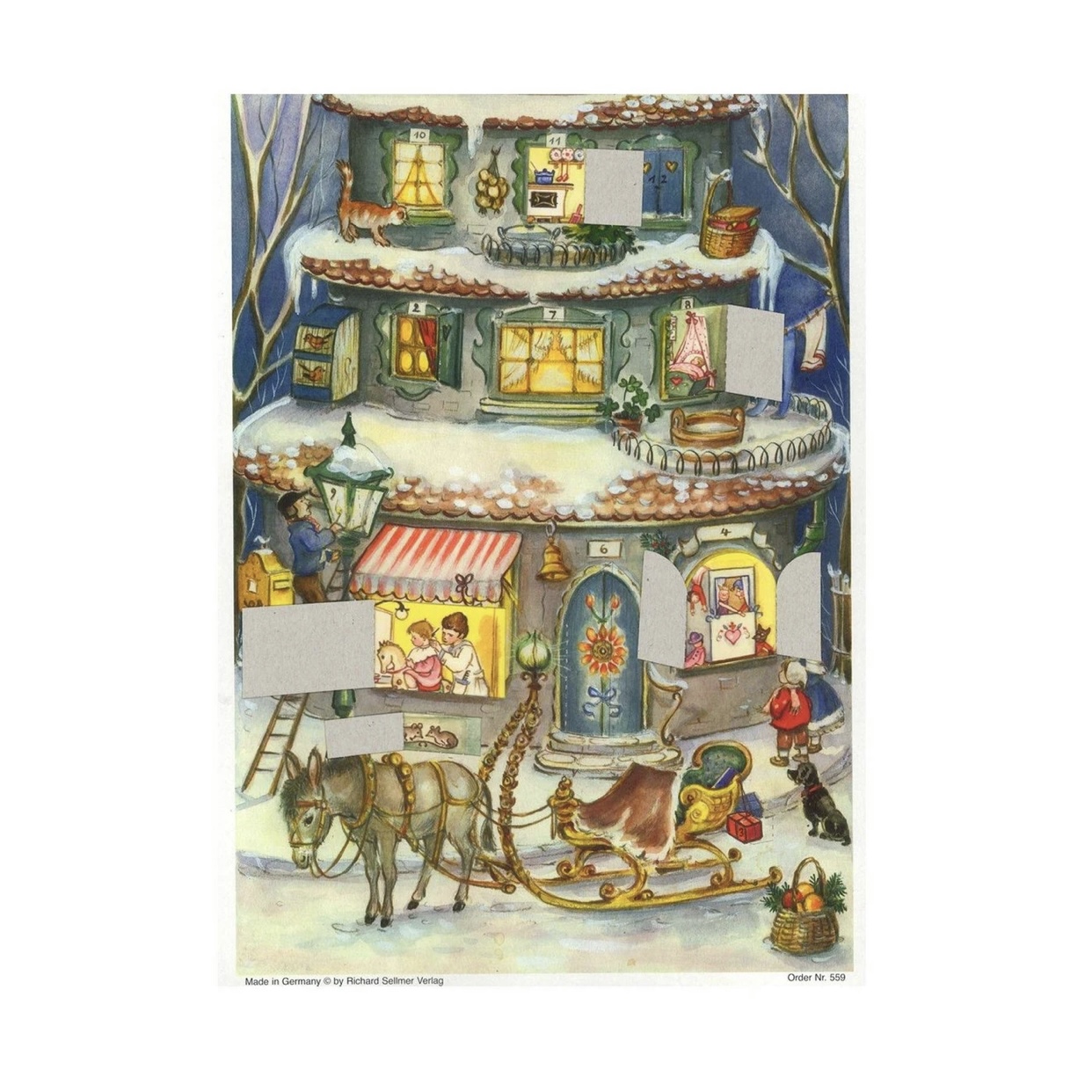 Advent Calendar Tower 1955 - 3