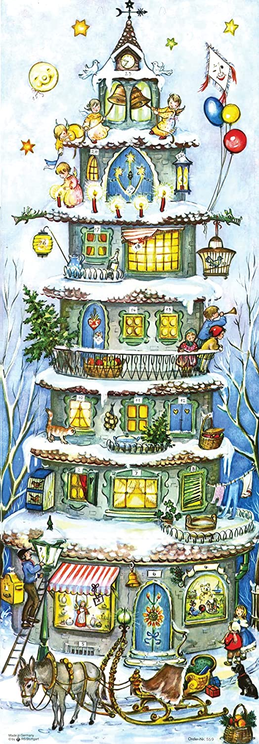 Advent Calendar Tower 1955