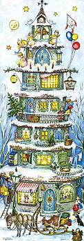 Advent Calendar Tower 1955