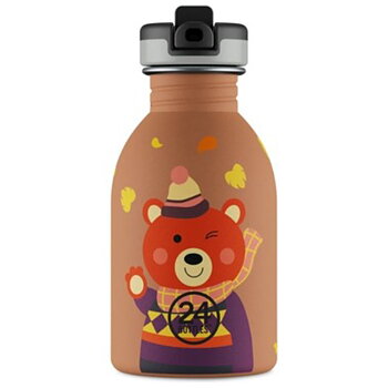 Vandflaske i stål 250 ml Sweet Bear - 24Bottles