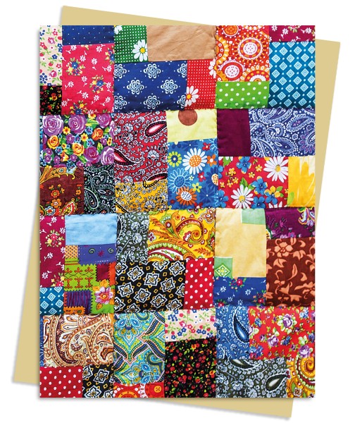 Patchwork Quilt Greeting Card 