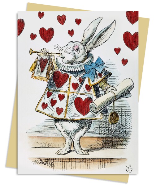 Alice in Wonderland: White Rabbit Greeting Card 