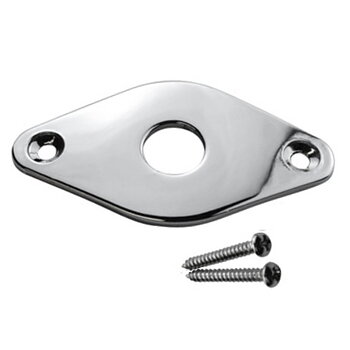  Jack Plate Oval "Diamond" (Chrome)
