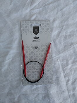 Rundstickor 40cm 4.5 mm med kabel