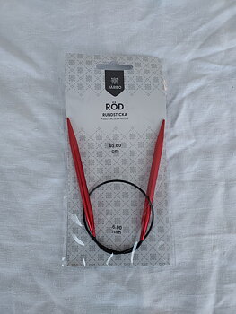 Rundstickor 40cm 6.00 mm i metall med kabel