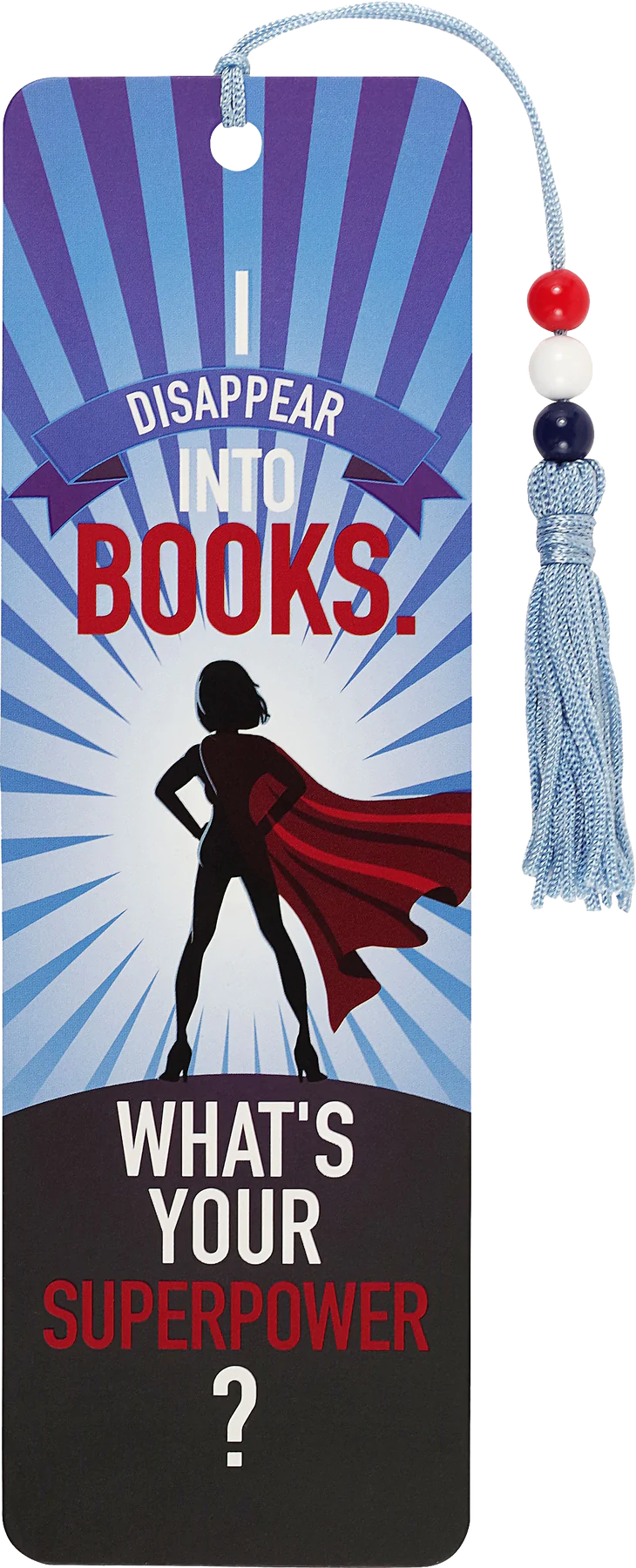 Beaded Bkmk I Disappear Into Books