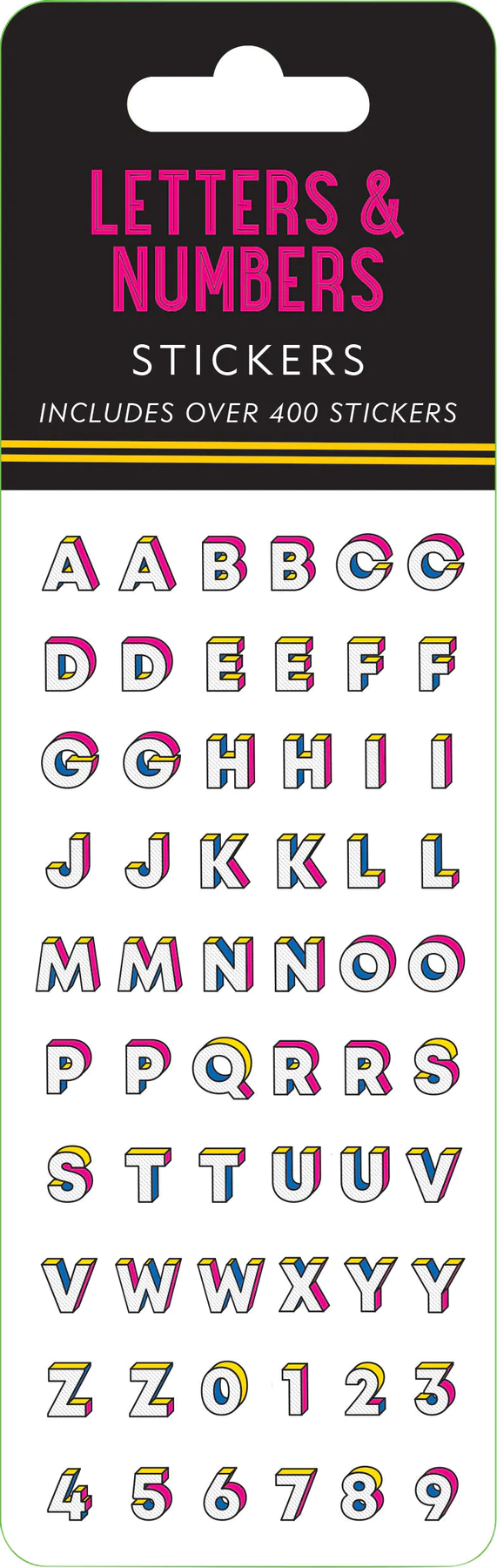 Sticker Set Letters & Numbers