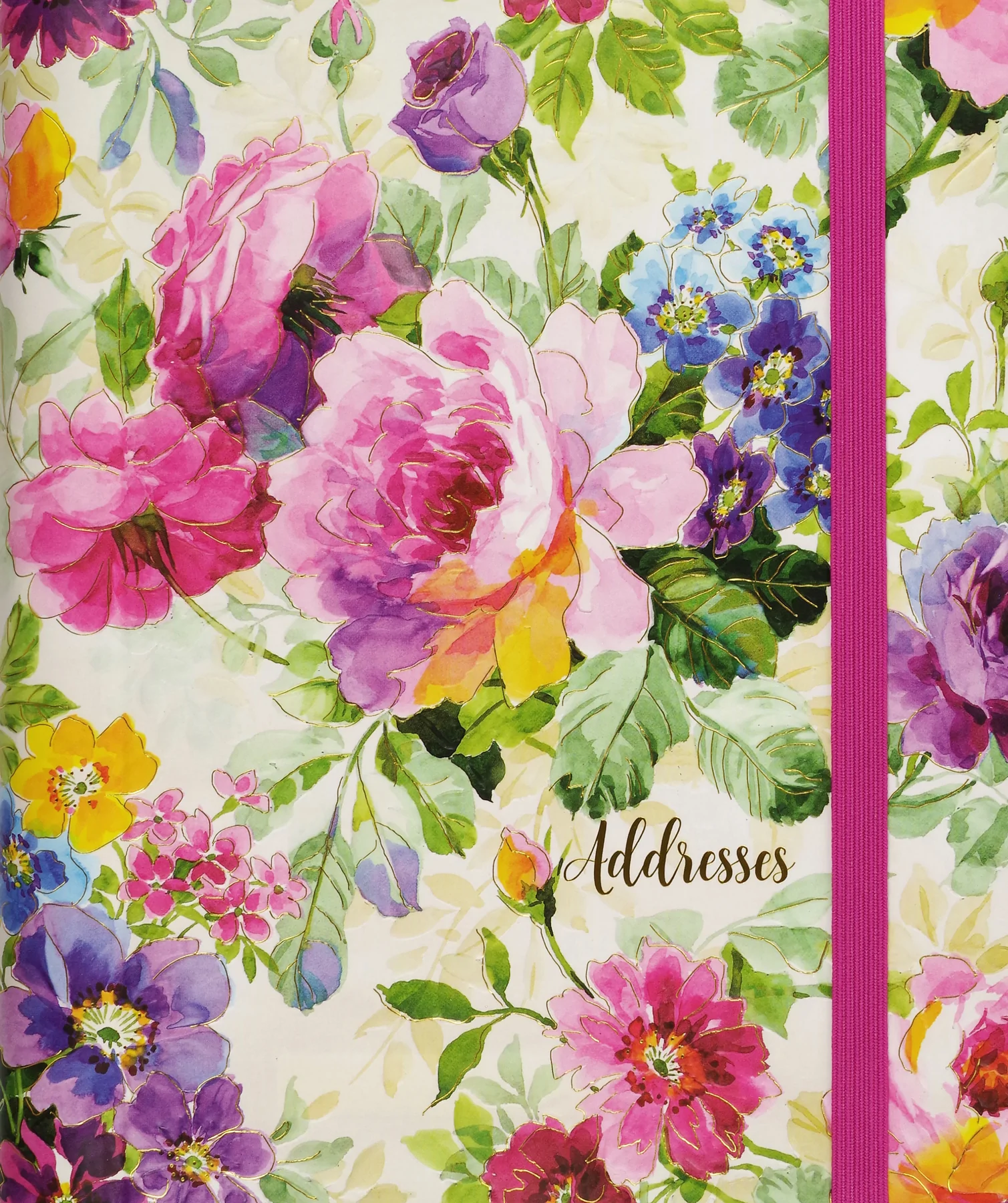Lg Addr Bk Peony Garden