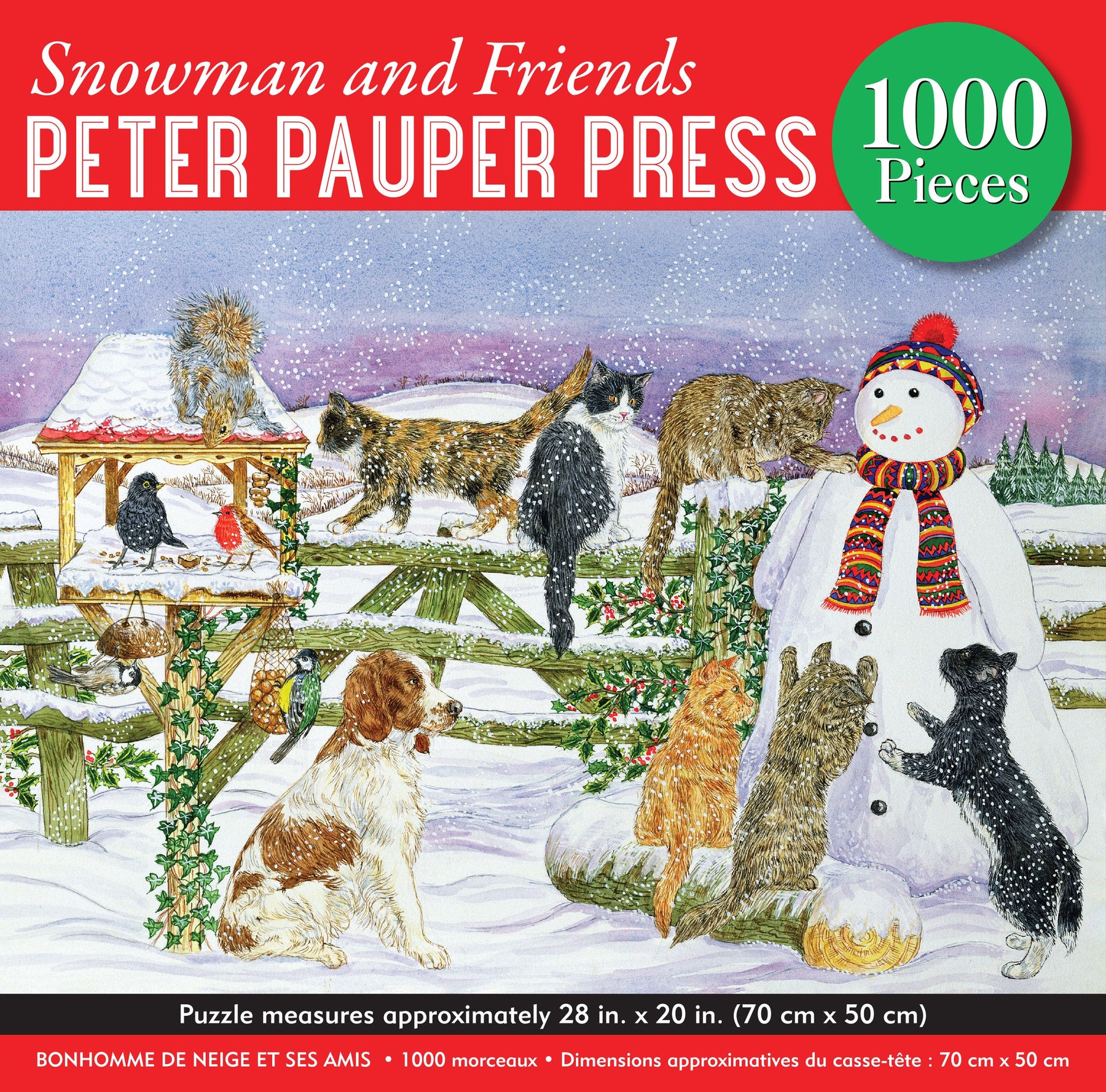 Puzzle Snowman & Friends