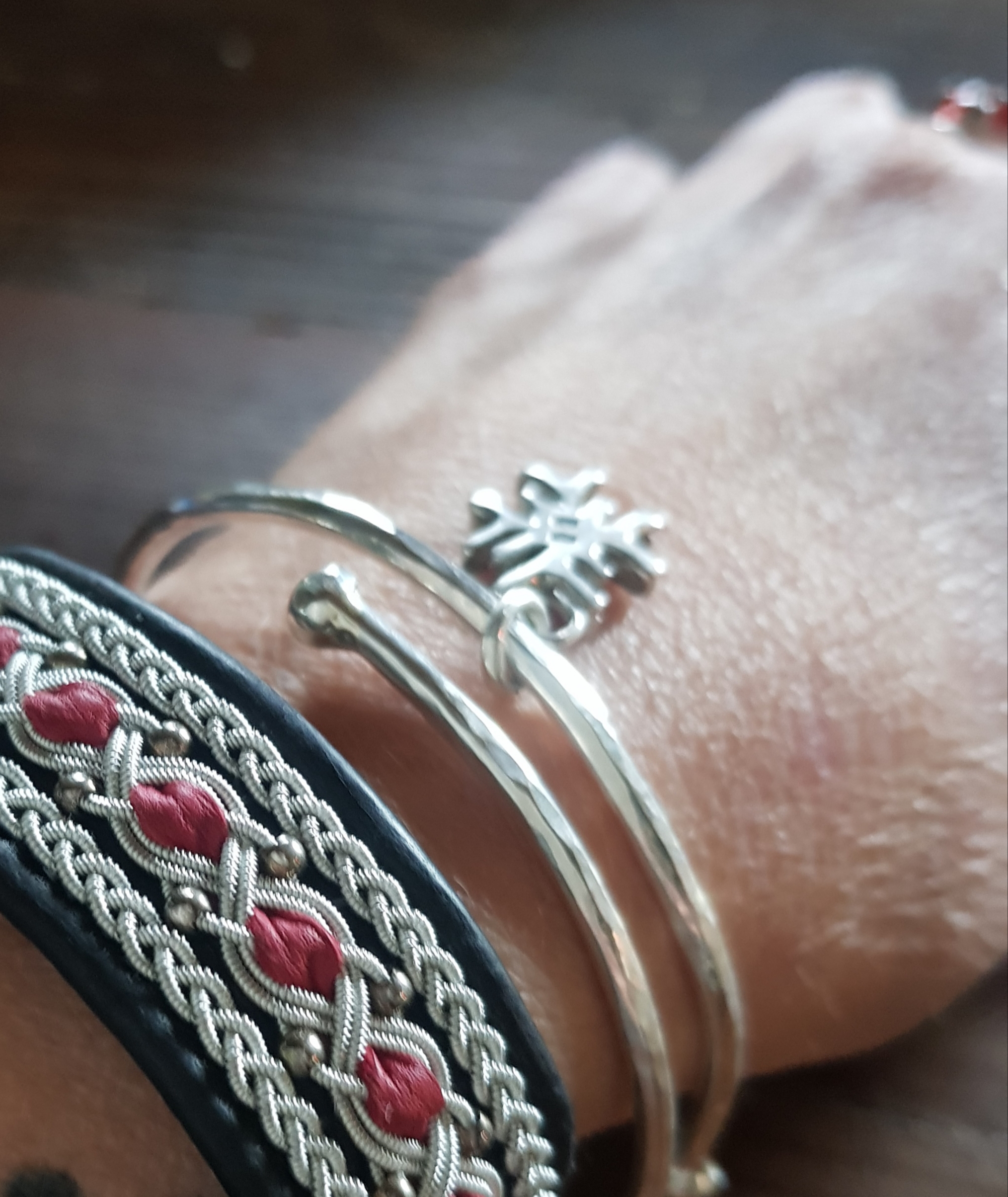 Solflinga på armbandsring