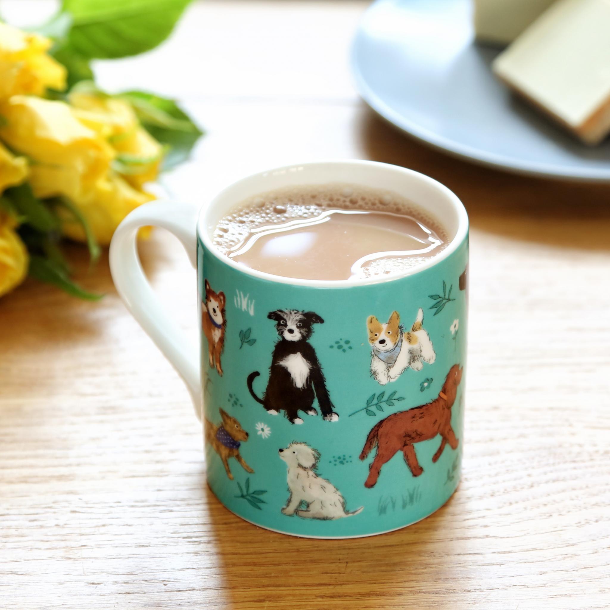 Mugg Otter House Hundmotiv Dog And Floral - 2