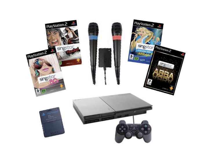 PS2 Singstar paketet