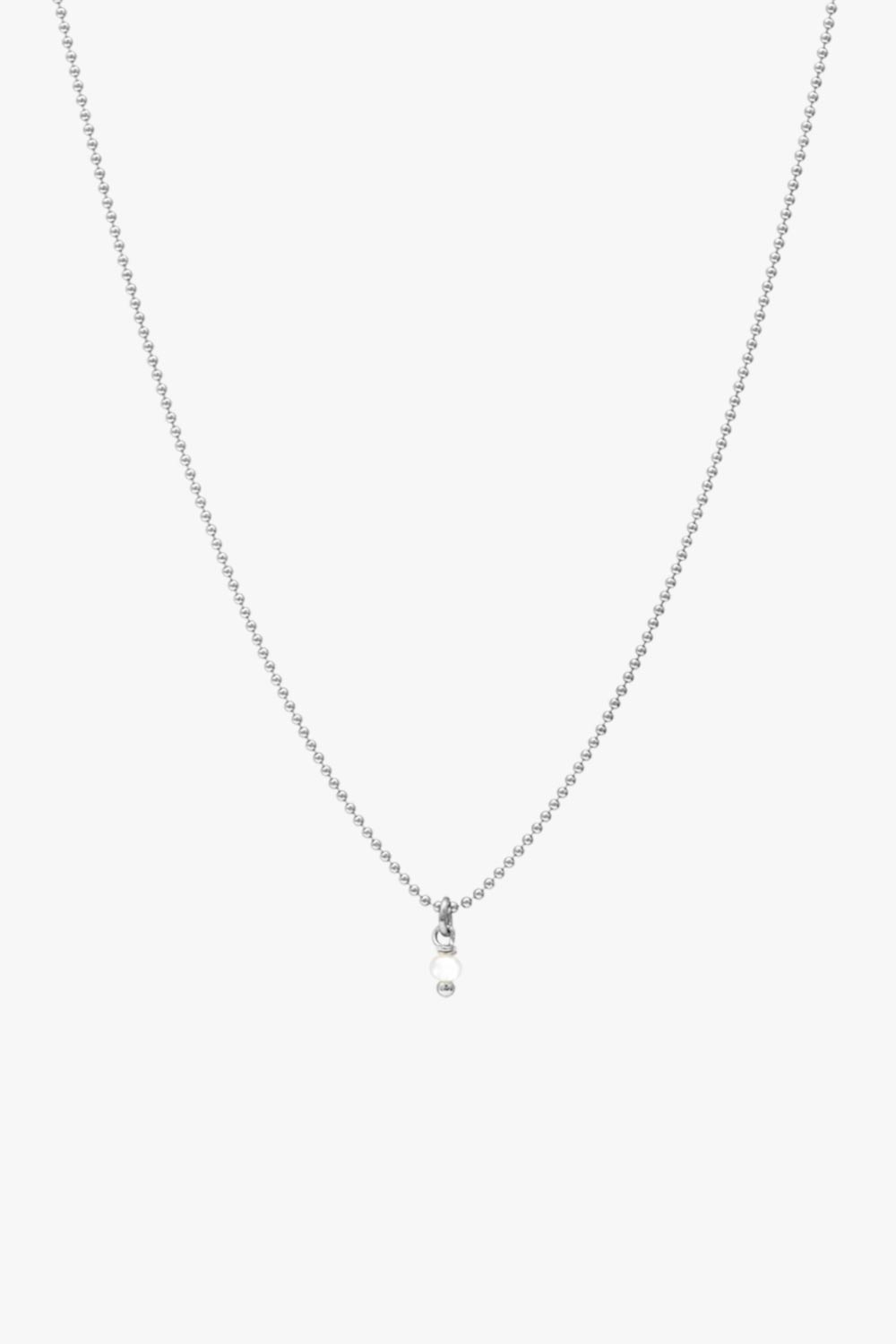 Bella Pärlhalsband Silver