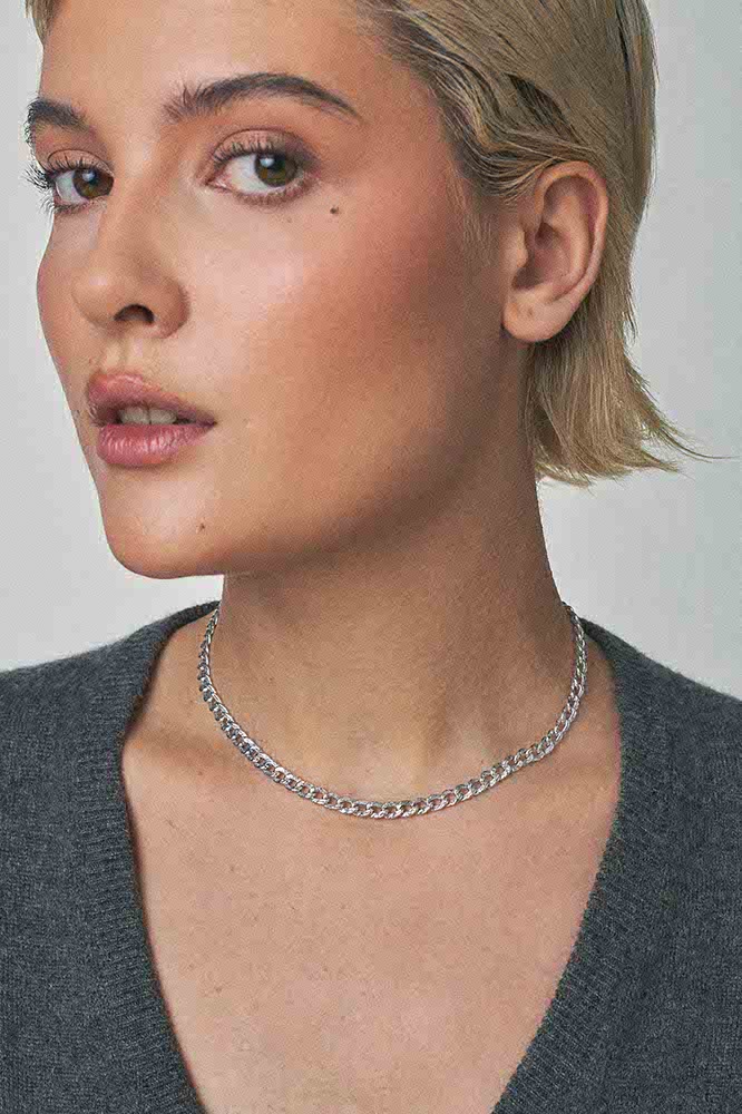 Bronze Halsband Silver