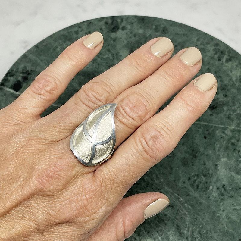 Silverring - LEAFY 