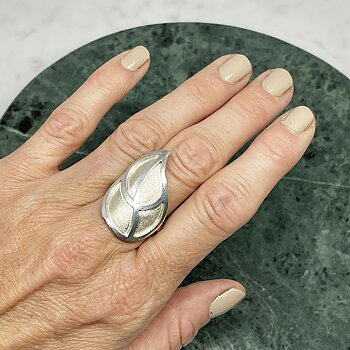 Silverring - LEAFY 