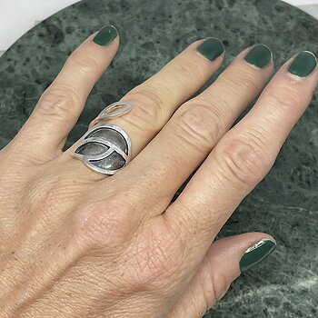 Silverring - LEAFY 