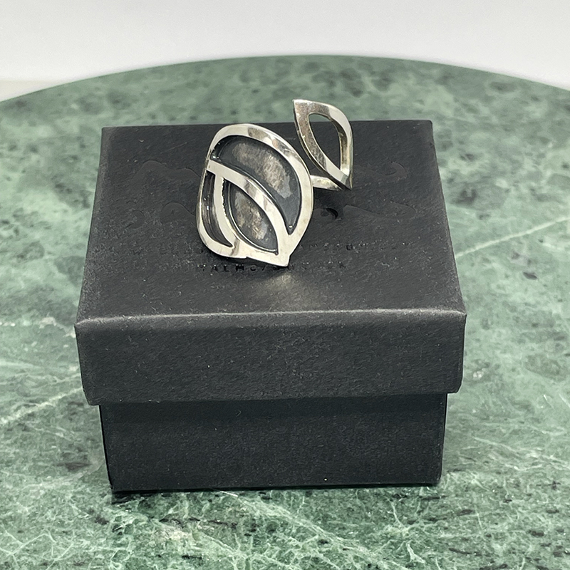 Silverring LEAFY 