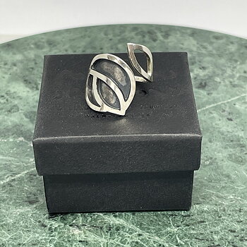 Silverring LEAFY 