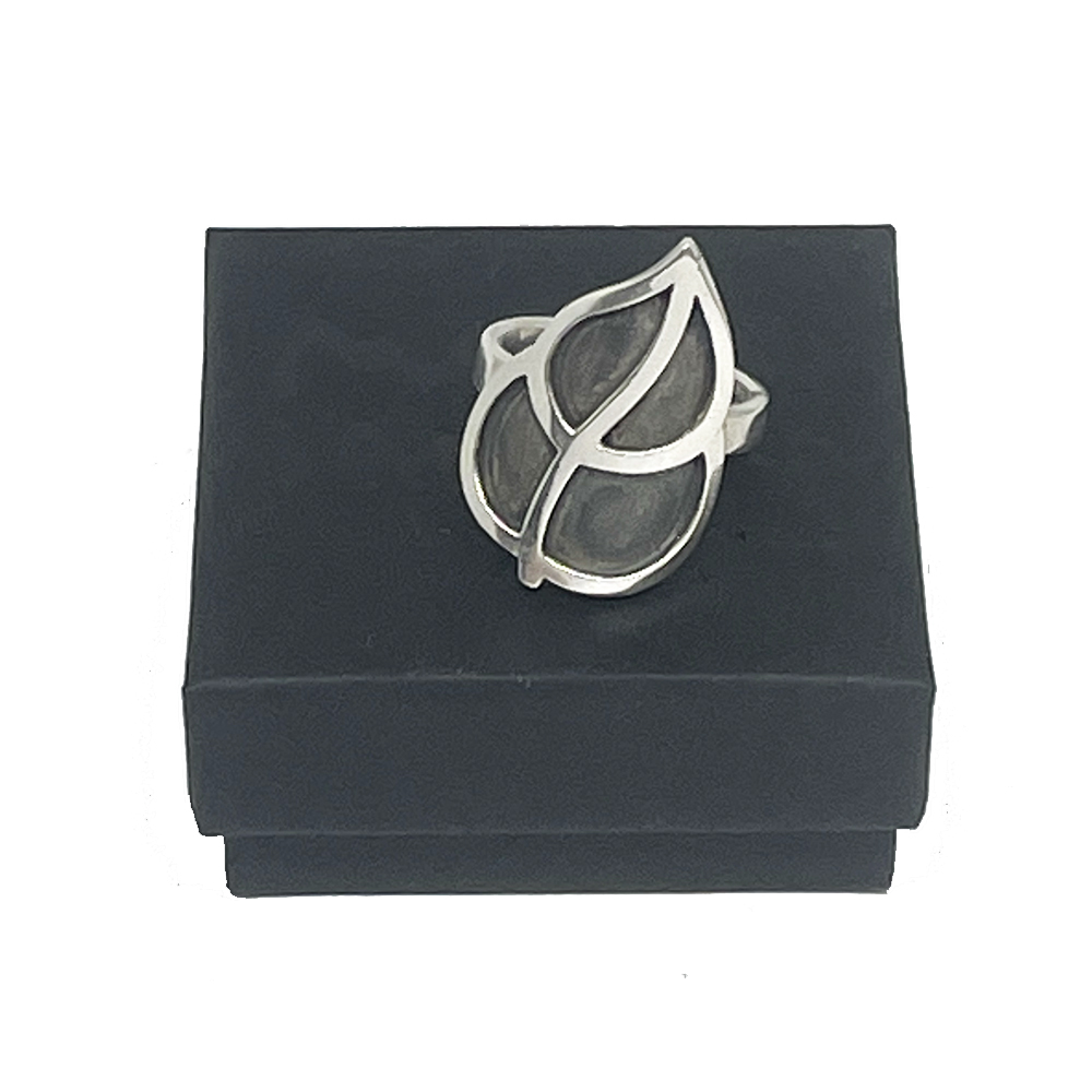 Silverring - LEAFY  - 3