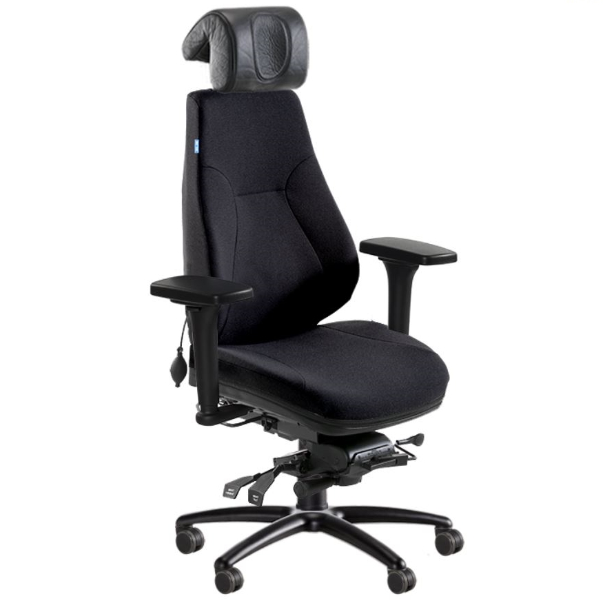 BE-GE 852 24h bevakningsstol, tyg 24/7+ färg WK017 - 2