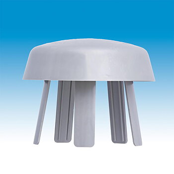 Merika Ventilationshuv 110mm Grå