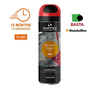 Märkfärg RÖD 9-12mån. Flue TP 500ml Nettoprisad artikel