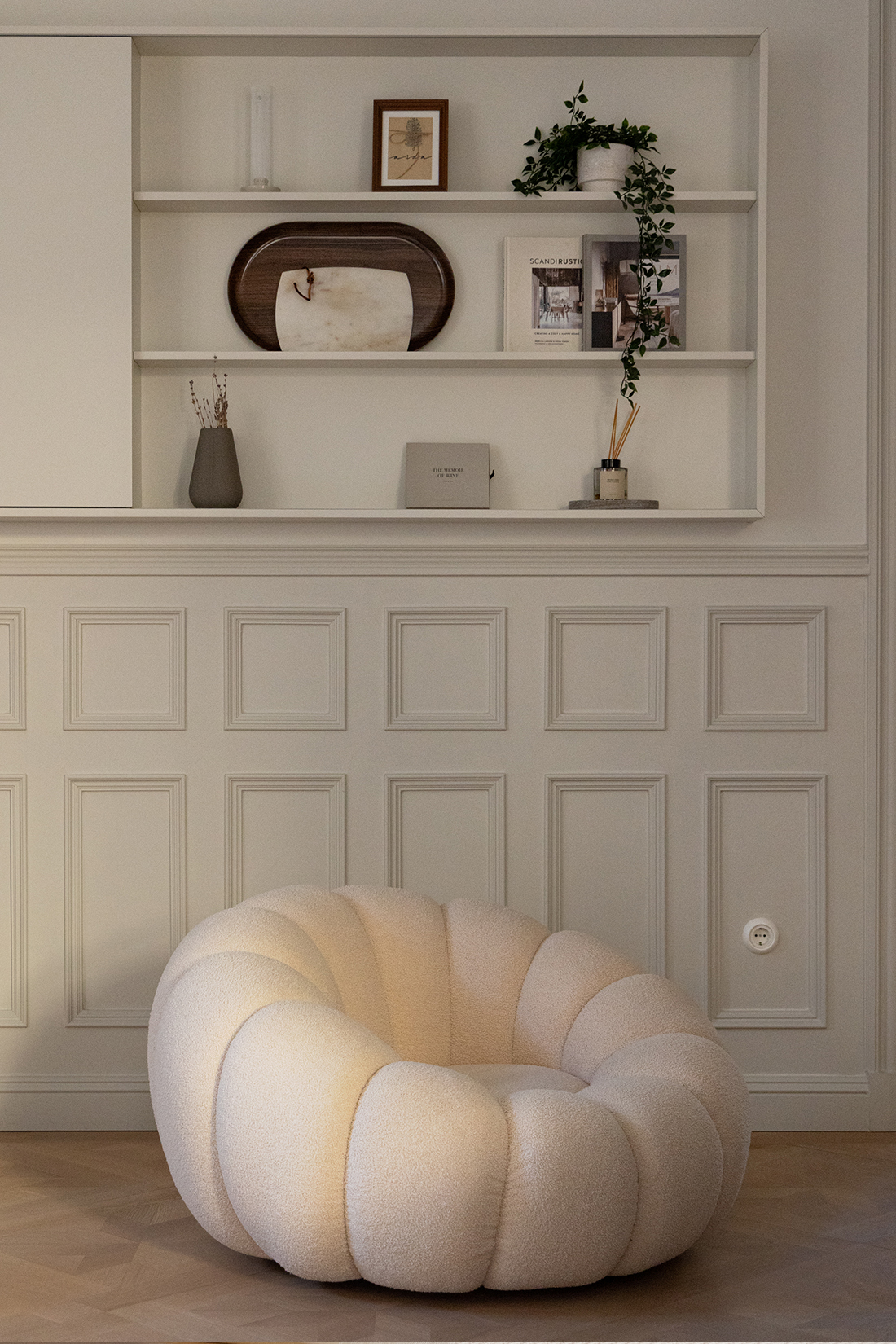 Dune fåtölj beige - 4