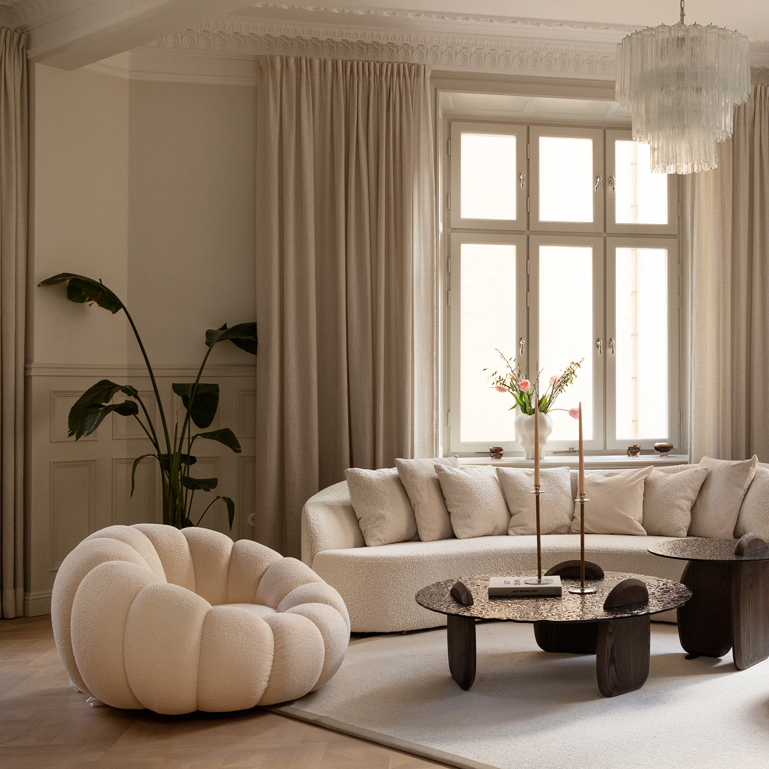 Dune fåtölj beige - 6