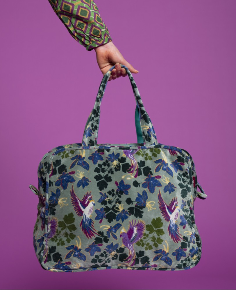 Weekendbag in velour - 7