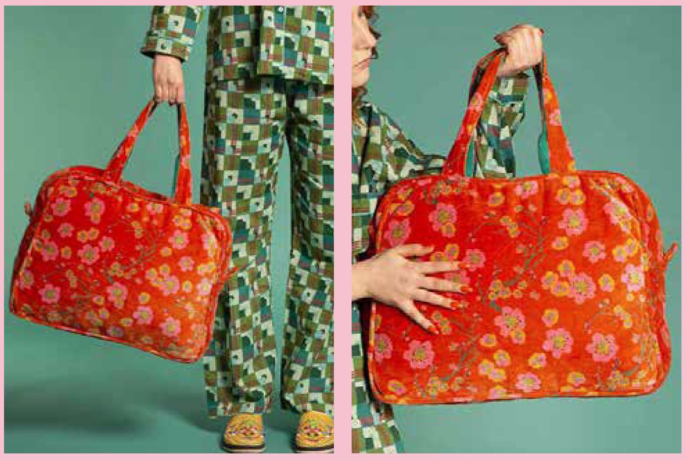 Weekendbag in velour - 3