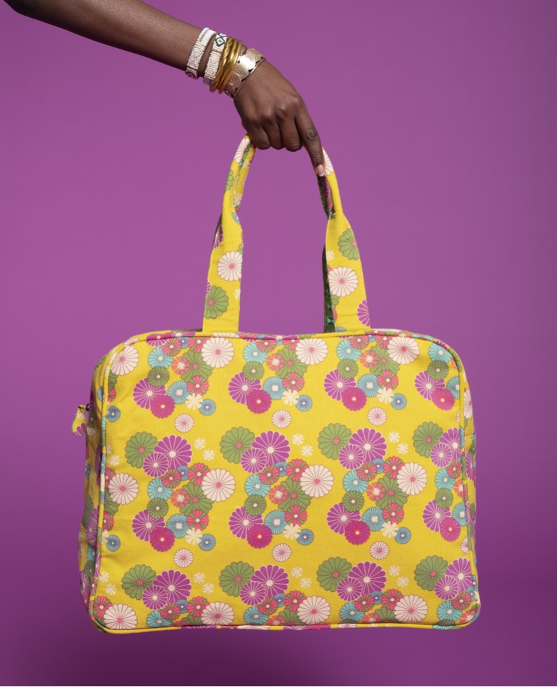 Weekendbag in velour - 5