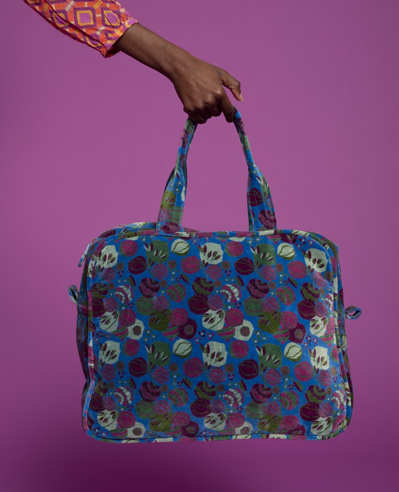 Weekendbag in velour