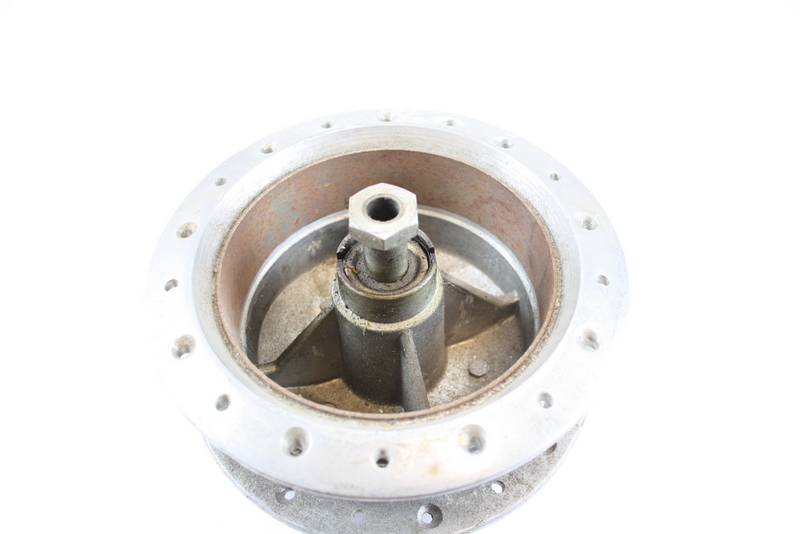 Forreste nav KTM Monark mc, NOS, uden bremseskærm 130 mm - 3