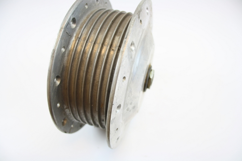 Forreste nav KTM Monark mc, NOS, uden bremseskærm 130 mm - 2