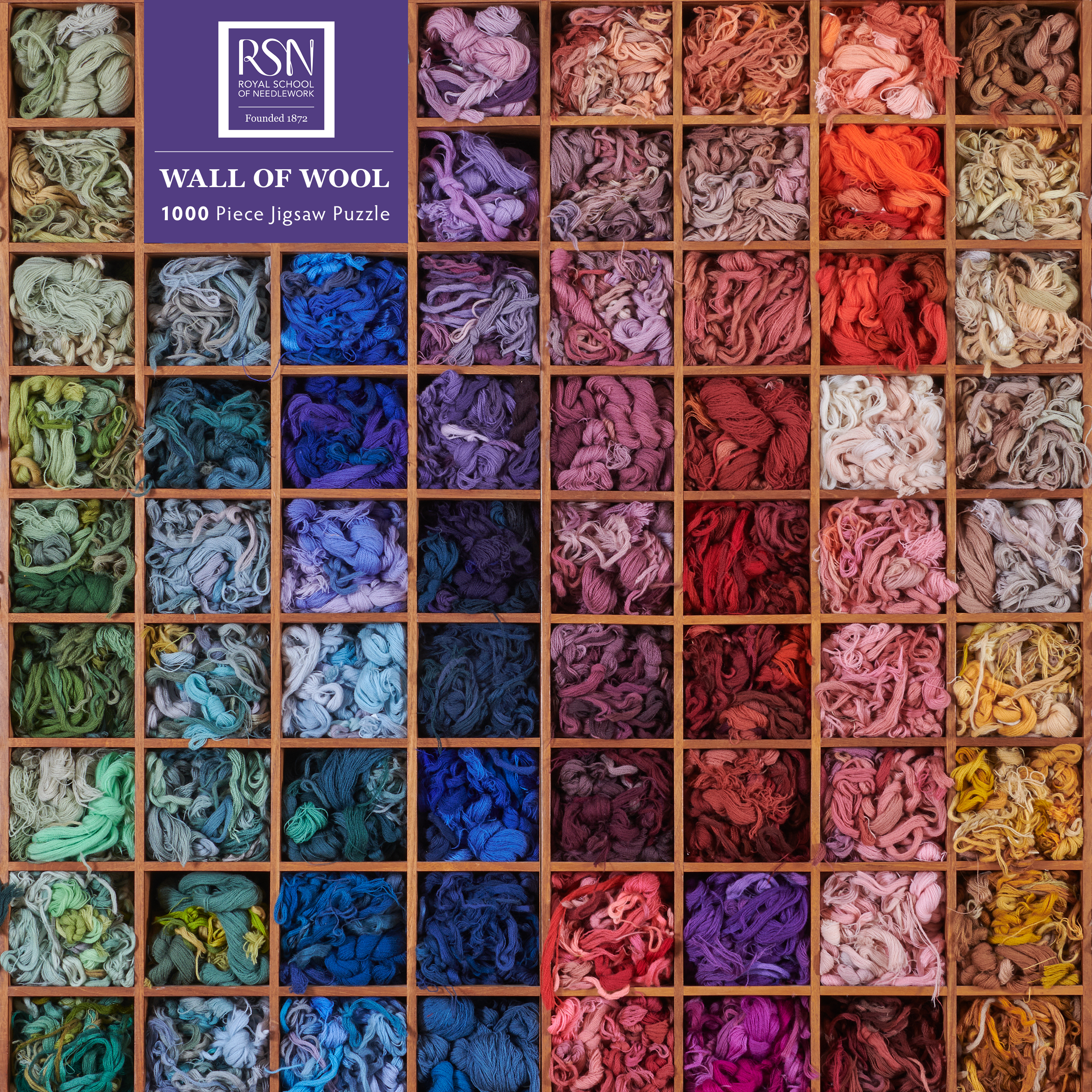 Royal School of Needlework: Wall of Wool (1000 pieces)