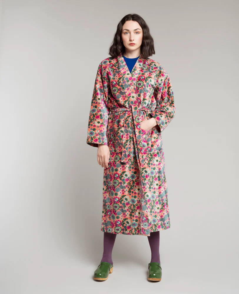 Bathrobe in velour - 6