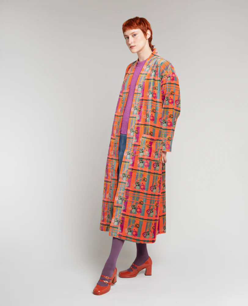 Bathrobe in velour - 5