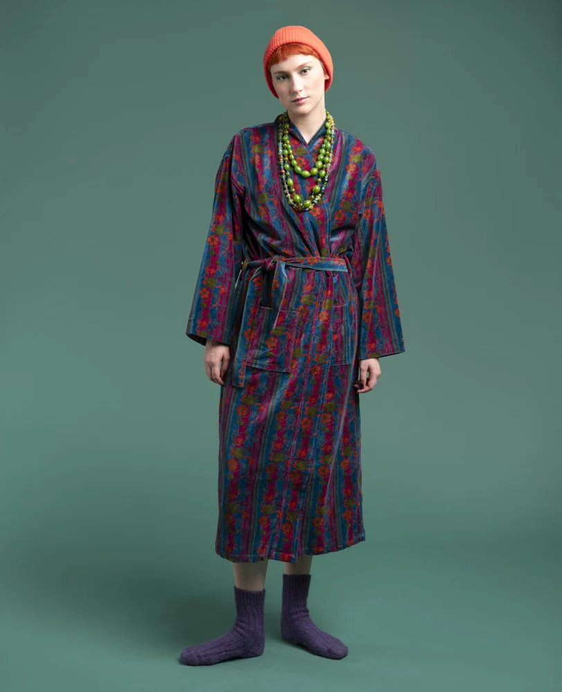 Bathrobe in velour - 2