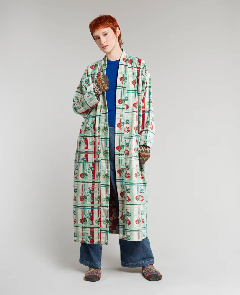 Bathrobe in velour - 4