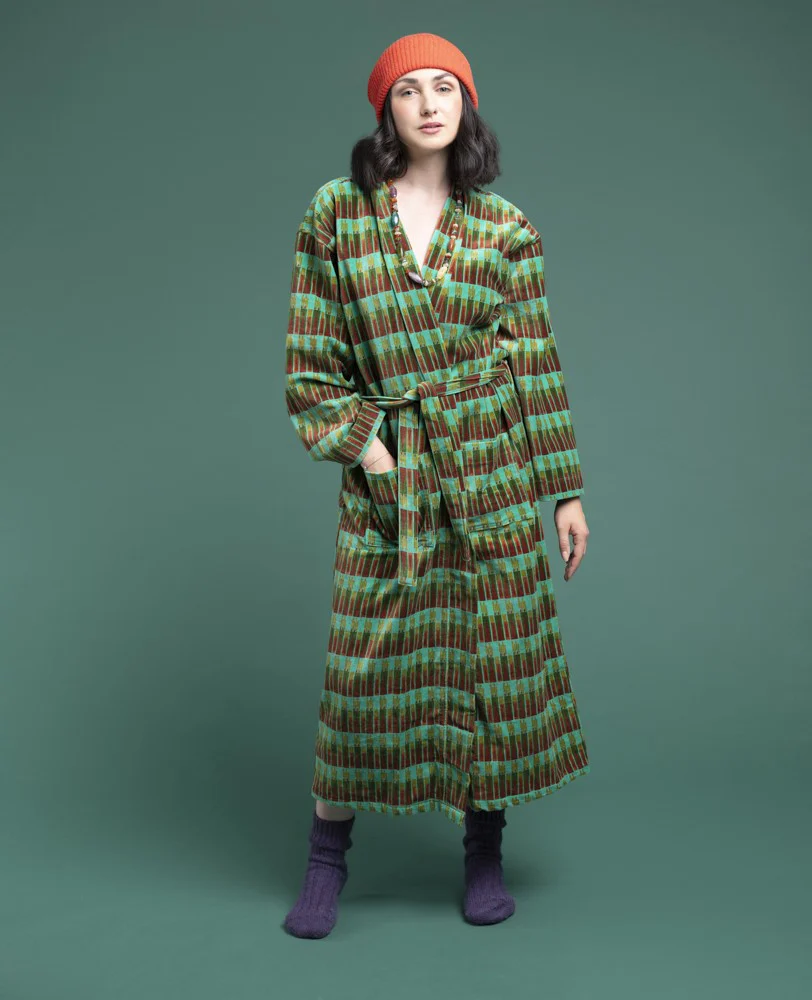 Bathrobe in velour - 3